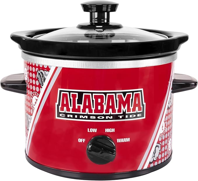 Uncanny Brands Alabama Crimson Tide 2qt Slow Cooker - Small Kitchen Appliance