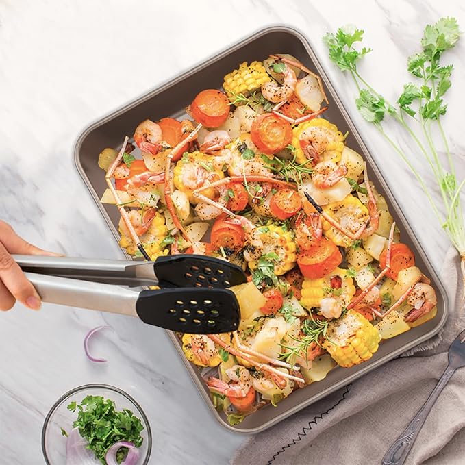 Baking Sheet Pans Brownie Pans,3 Pack Baking Pan Nonstick Cookie Sheet Brownie Cake Pan, Deep Dish, Easy Clean, Rust-Resistant,Cookie & Brownie Pan (11 x 9 x 2",12.7 x 10.6 x 2.4", 8.6 x 6.6 x 1.7")