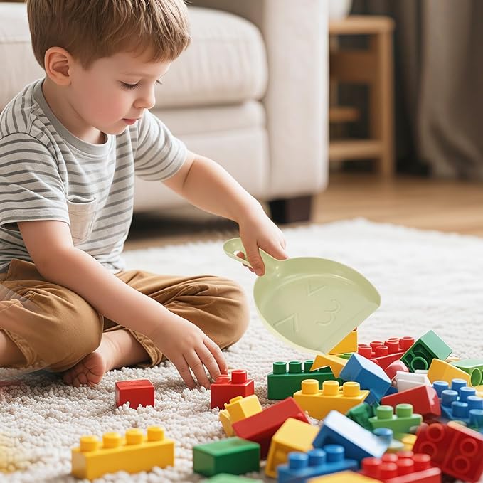 Small Broom and Dustpan Set,mini Compact Portable, for Home, Sofas, Kitchen countertops, Storage Shelves, Office desks, bathrooms, and pet Areas (Colorful)