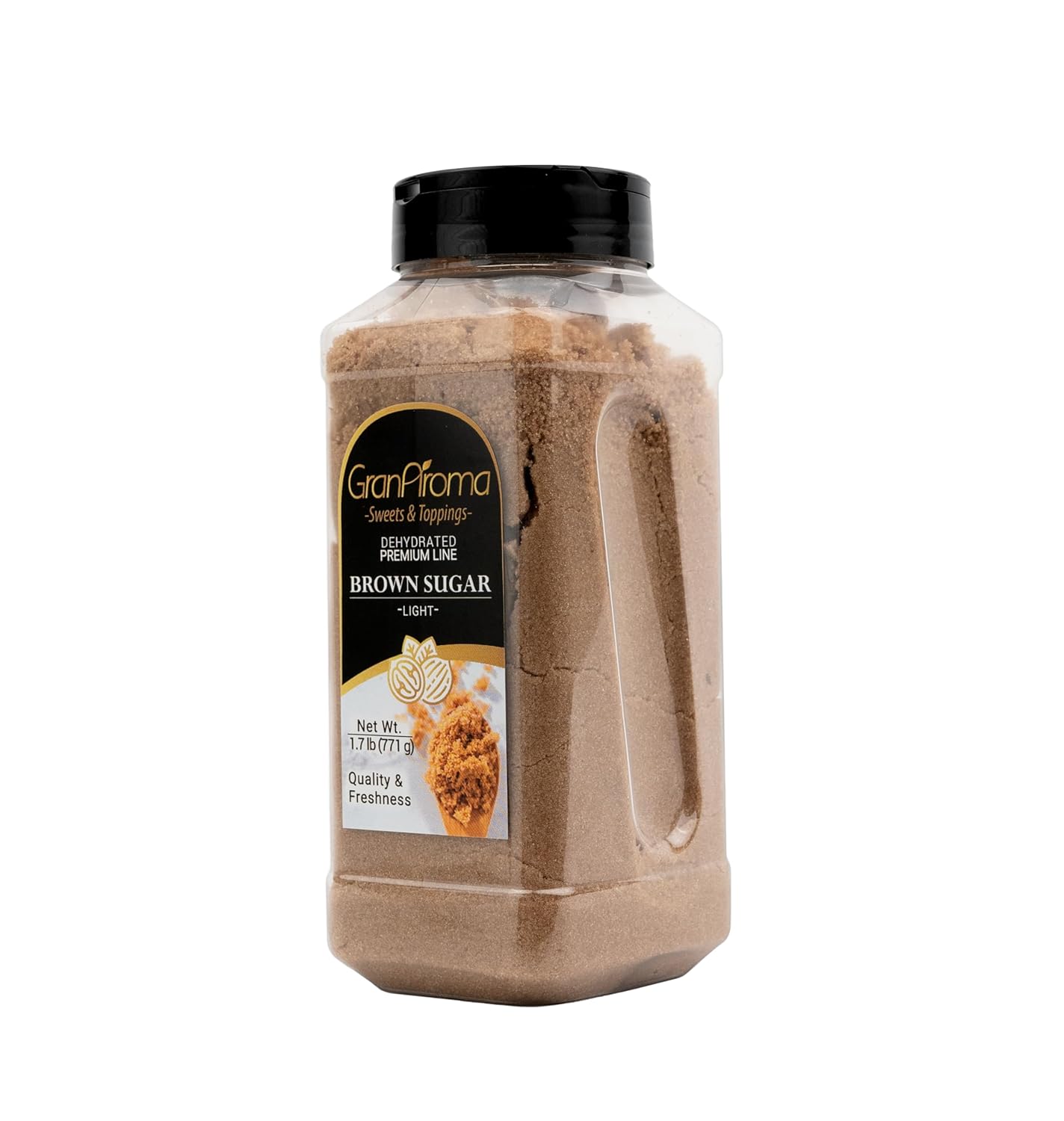 GranAroma Light Brown Sugar, Baking & Desserts, Cane Molasses, Pantry Staple (27 Ounce)