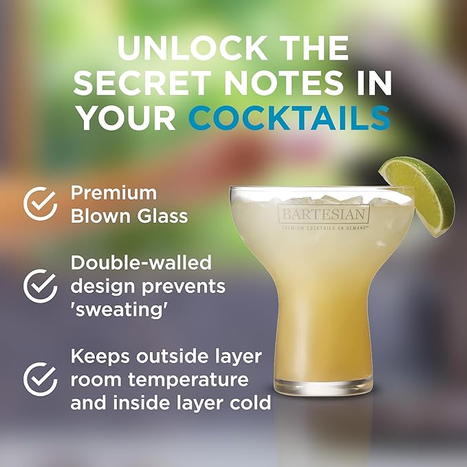 Stemless Martini Glassware - Set of 2 Set of 2