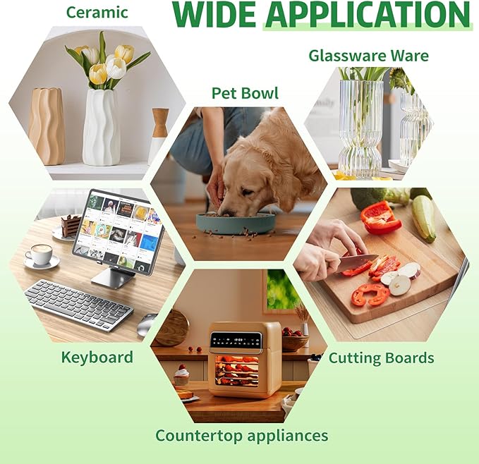 Non-Slip Cutting Board Mat, 10" x 15" Anti-Slip Cutting Board Mat for Home Cooks and Chefs, Safety Grip Mat Under Kitchen Cutting Boards, Dishwasher Safe Great as Drawer Liners (Clear, 1 Pack)