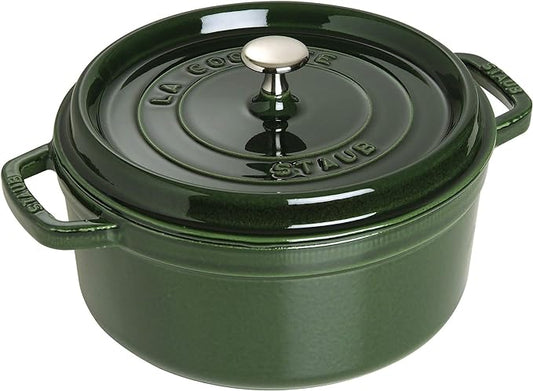 Staub Cast Iron Cocotte Made in France, 4-qt, Basil