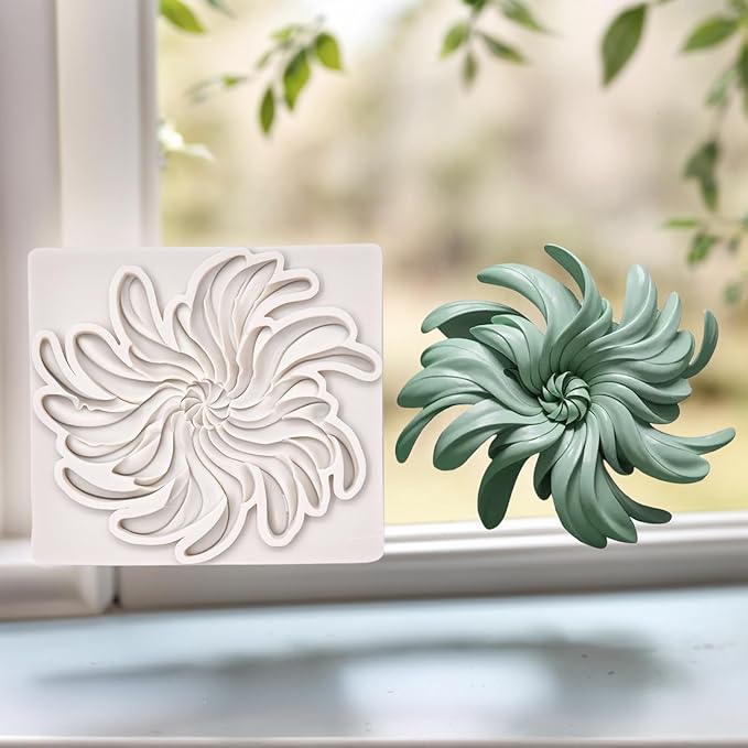 (Four-piece set) leaf flowers, floral, rose flowers, DIY silicone mold, cake chocolate mold wedding cake decoration tool soft cake mold