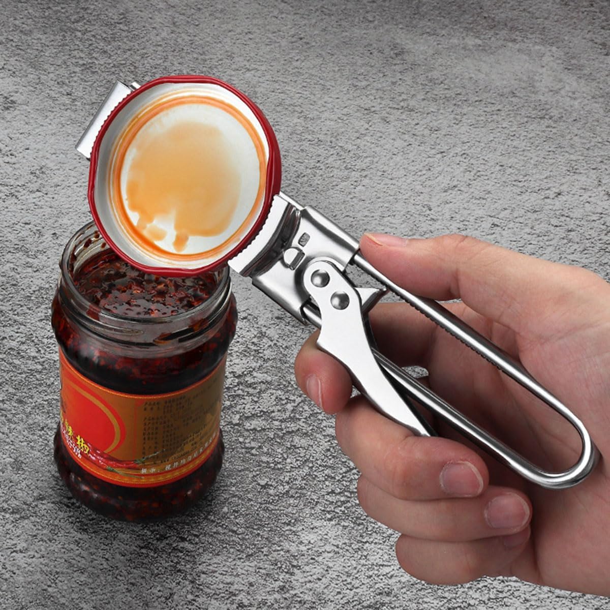 zengxiaoyun® Master Jar & Bottle Opener, Adjustable Multifunctional Stainless Steel Can Opener Jar Lid Gripper, Manual,Kitchen Accessories