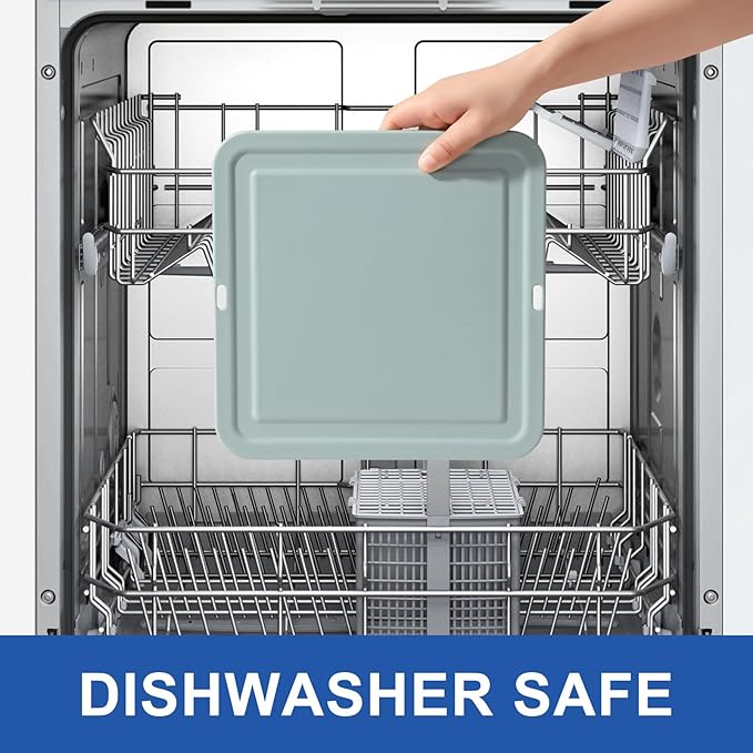 3-in-1 PP Plastic Cutting Board Set, Nesting Design for Space-Saving Storage, Pale Color‌ Boards (Large+Medium+Small) with Juice Groove, Dishwasher Safe