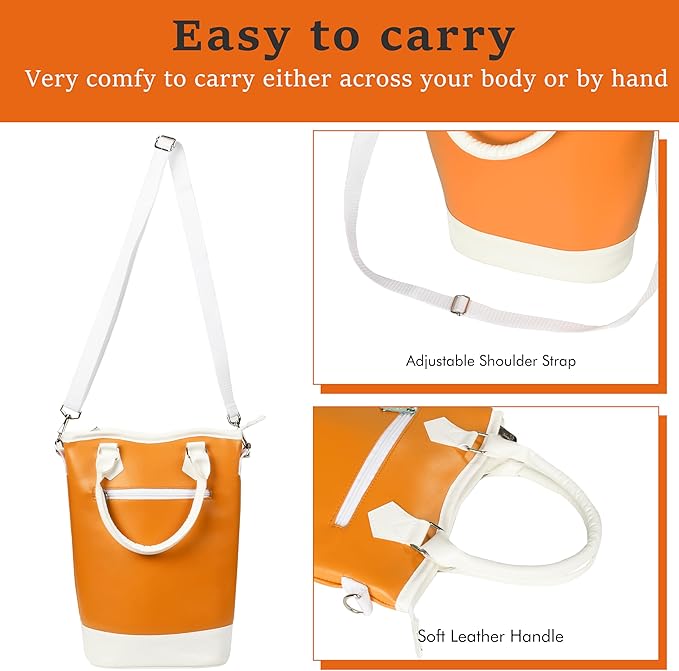 Tirrinia Insulated Wine Gift Carrier Tote - Travel Padded 2 Bottle Wine/Champagne Cooler Bag for Portable Wine Bottle Carrying Case, Women Men Wine Party Bag for Event, BYOB,B each, Gift for Wine