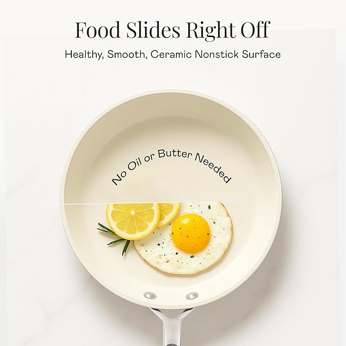 GOTHAM STEEL PRO 13 Pc Ceramic Cookware Set Nonstick, Pots and Pans Set Non Stick for Kitchen, Hard Anodized Induction Cookware, Non Toxic Made Without PFOA PFOS, Oven & Dishwasher Safe – Navy Blue