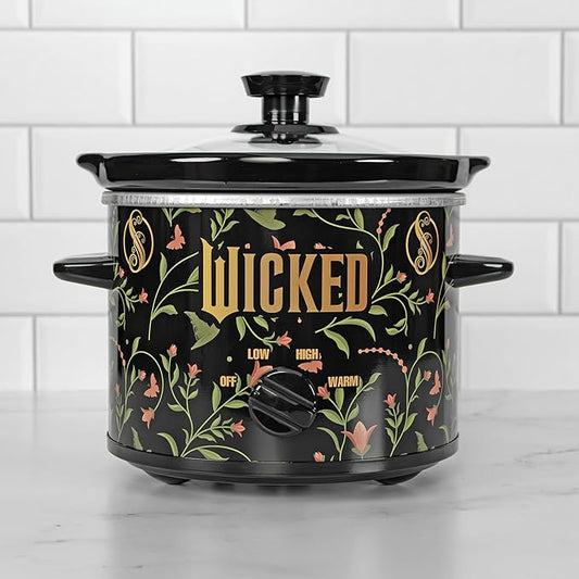 Uncanny Brands Wicked 2qt Slow Cooker - Small Kitchen Appliance