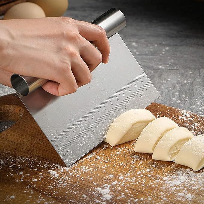 3 pcs Pizza Tool Set Including Pastry Pizza Roller, Pizza Dough Docker that Time-Saving and Dough Cutter (3 pcs)