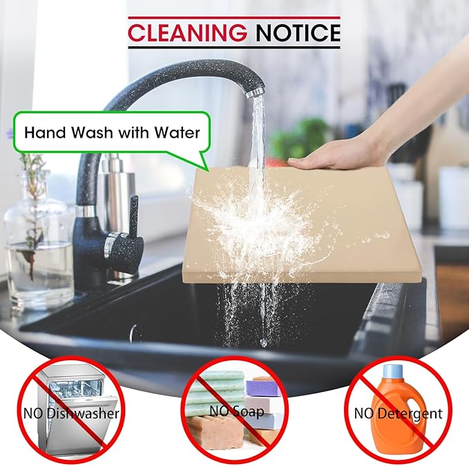 Unicook 16" x 16" Square Pizza Stone for Grill and Oven, Large Cordierite Bread Baking Stone for Crispy Crust Pizzas, Bread and Cookies, Includes Dough Scraper