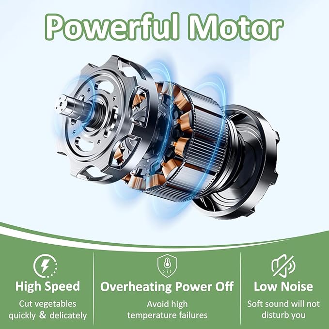 5 in 1 Electric Vegetable Chopper, Commercial Food Processor with 5 Blades, Vegetable Dicer Fruit Slicer, Multifunctional Shredder Slicer Dicer Machine, for Potato Onion Carrot