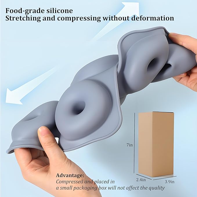 Thickened Silicone Bundt Cake Pan and Moldes Para Gelatinas, Heavy Duty Cake Mold for Baking, BPA Free, Mint Green (Pudding Jelly 12-Cups / 1Pcs) ﻿