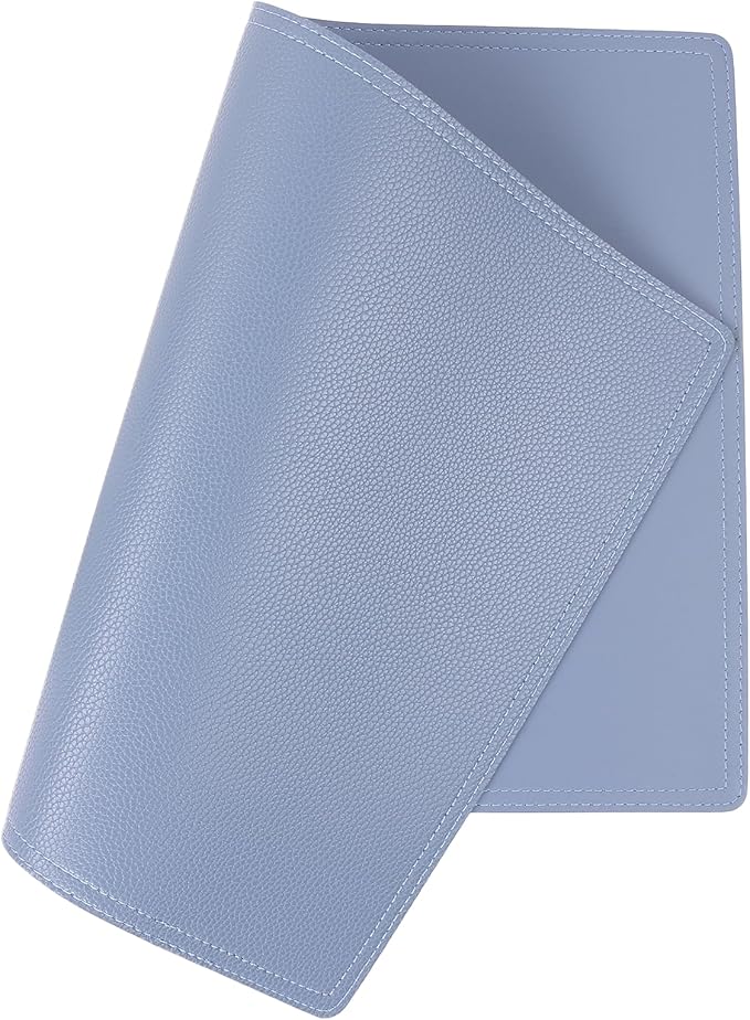 Set of 6 Faux Leather Placemats, PU Table Mats, Waterproof, Stain Resistant, Heat Resistant, Easy to Clean for Kitchen Dining Table,Conference Table