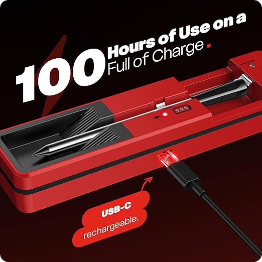 Smart Wireless Meat Thermometer with Ultra-Thin Probe, 6 Sensors Accuracy Digital Food Thermometer 0.5S Instant Read, IP67 Waterproof for BBQ, Grill, Smoker, Oven, Air Fryer,Red