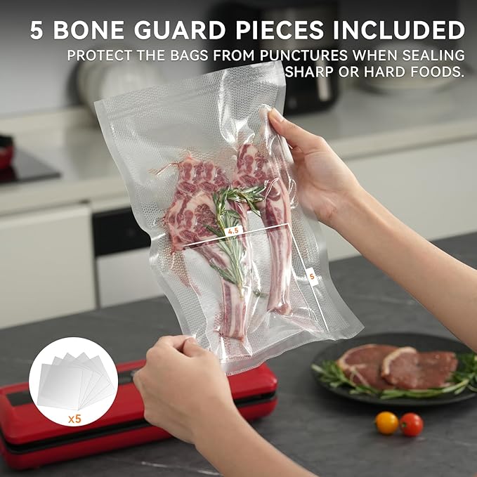 11" x 20' Vacuum Sealer Rolls, 3 Pack-Ideal for Food Storage, Sous Vide, and Meal Prep, Keep Food Fresh and Nutrients, Wevac Lite