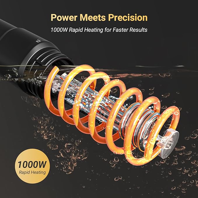 2.4G WIFI Sous Vide Cooker INKBIRD Sous Vide Machine with APP Control, 1000 Watts Immersion Circulator with APP Recipes Timer Alarm Mobile Notification, 3D Water Fast Heating Ultra-Quiet