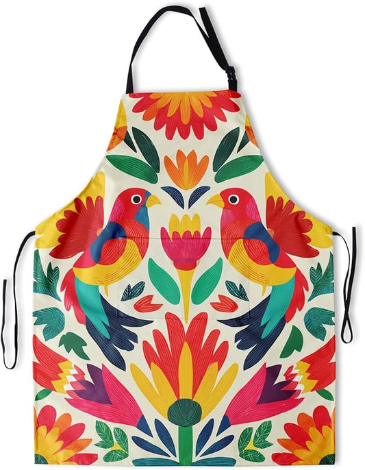 Funny Animal Apron with 2 Pockets Waterproof for Men Women Kitchen Garden Decor