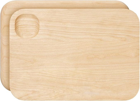 Caraway Cutting Board - Small (10 x 7”) - Double Sided Wood Cutting Board - Made From FSC-Certified Birch Wood - Food-Safe Mineral Oil & Wax Finish