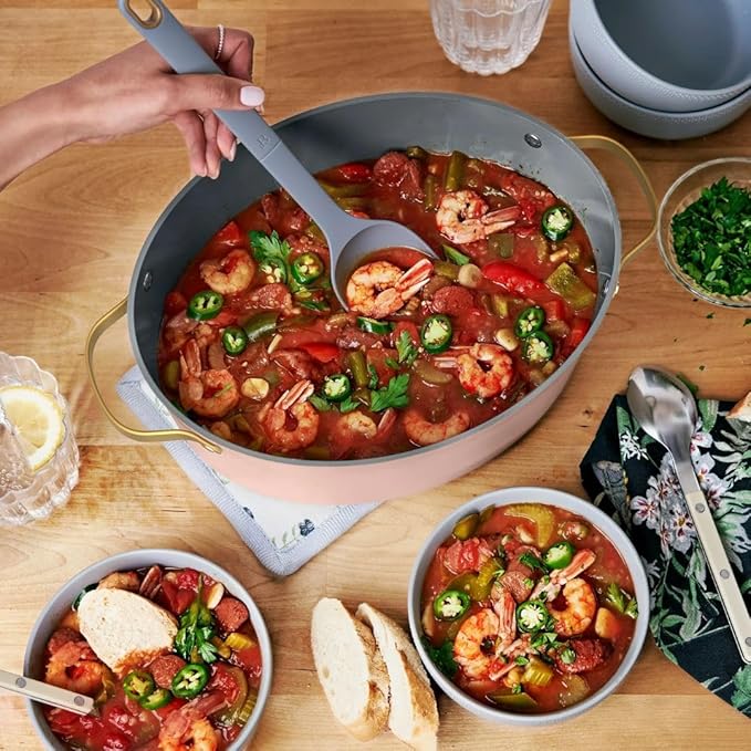 Beautiful 10-in-1 6-Qt Programmable Multi-Cooker with Oven-Safe Pot & 7 Presets – Slow Cook, Rice, Steam, Sauté (Rose)