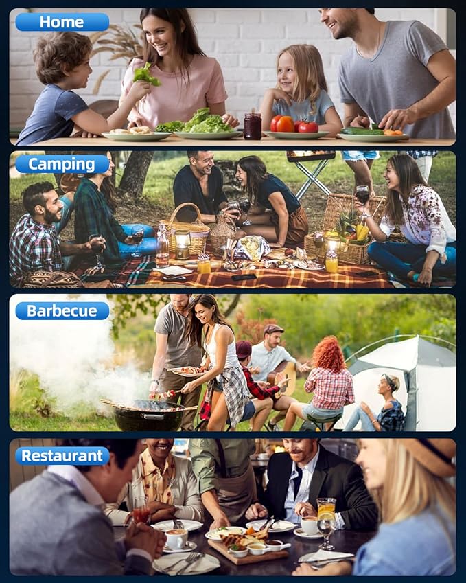 XinXu Gravity Electric Pepper Grinder, Salt or Pepper Mill & Adjustable Coarseness, with LED Light, One Hand Automatic Operation -Set/DarkGreen