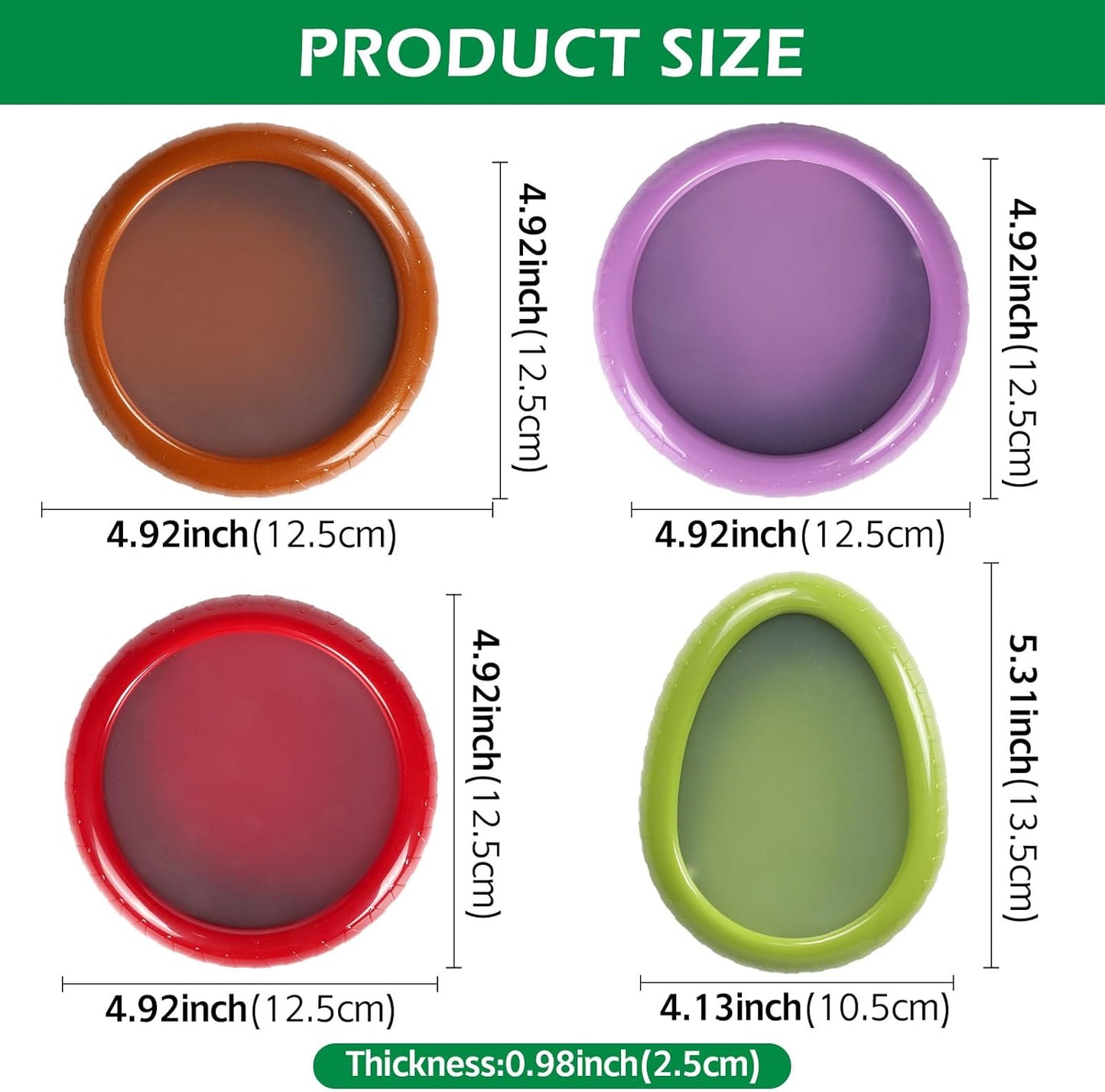 Avocado Saver and Onion Storage 4 Set - Reusable refrigerator fruit storage containers - is the storage Apples, Tomatoes, Tomato,Garlic for Ideal