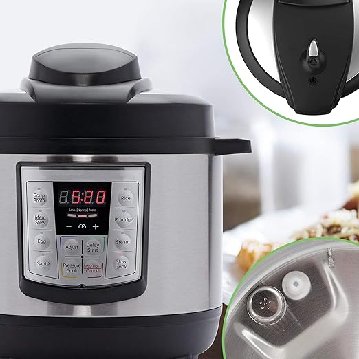 11 PCS Instant Pot Replacement Parts for Lux 8 QT, Instant Pot Accessories Include Sealing Ring, Steam Release Valve, Anti-Block Shield, Valve Sealing Ring, Float Valve and Gasket