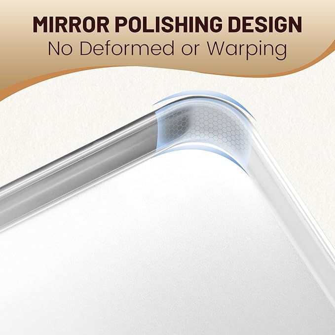 6 Pack Quarter Size 13" × 10" Baking Sheet Pan Aluminum Commercial cookie sheets for baking