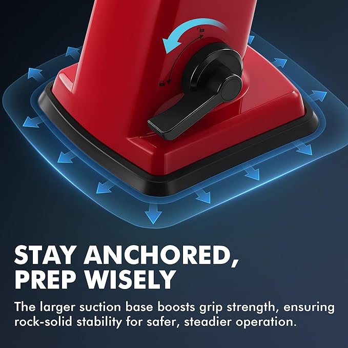 Geedel Rotary Cheese Grater - Upgraded Vegetable Shredder with 4 Interchangeable Blades, Easy to Clean Cheese Shredder with Handle, Kitchen Grater Nuts Grinder for Cutting Cheese, Vegetable, Nuts