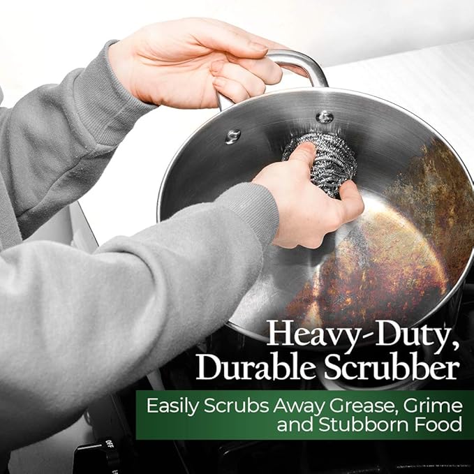 Stanley Home Products Stainless Steel Kitchen Scouring Cleaners (4 Cleaners Included)