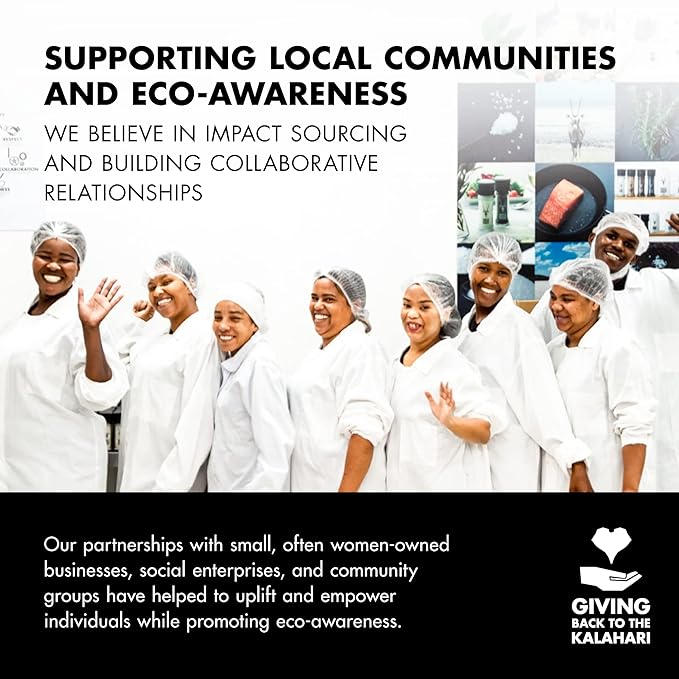 Grinder - Ceramic Mill for Coarse Kosher Salt - Naturally Organic Seasoning - Alternative to Sea Salt, Himalayan & Rock Salt, from Salt Lakes in the Kalahari Desert,3.52 oz