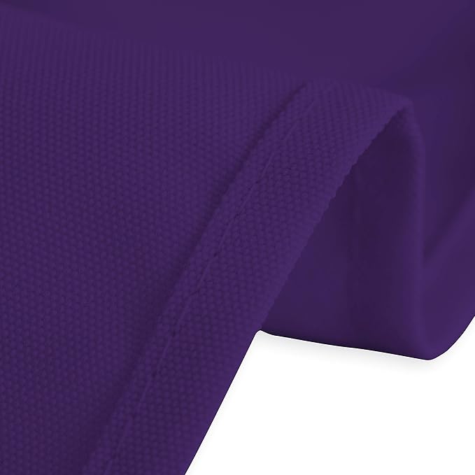 LinenTablecloth 60 x 126-Inch Rectangular Polyester Tablecloth Purple