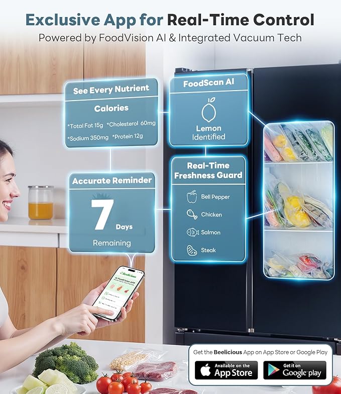 DualCore CVS101 Chamber Vacuum Sealer for Liquids & Sous Vide, 6L Dual Vacuum Zones & Extra-Wide Bag Clamp, 230W Dual-Core Dry Pump x4, Commercial-Grade Food Packaging Machine for Home Use