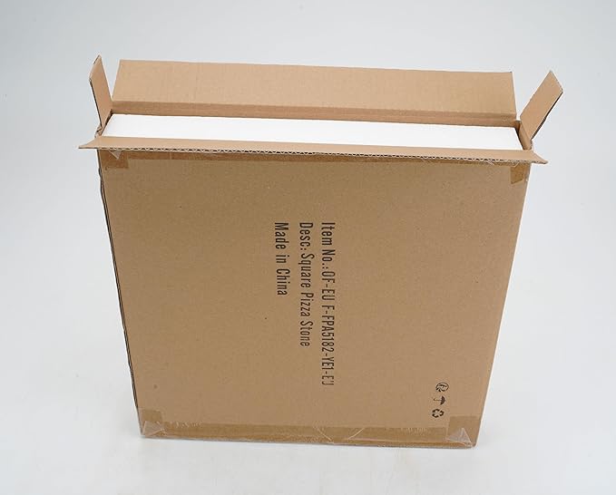 Pizza Stone for Oven and BBQ Grill, 13 inch Square Bread Baking Stone, Heavy Duty Large Ceramic Pizza Pan for Baking Pie Cookie and Cheese