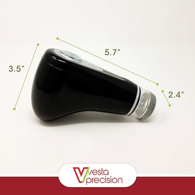 Vacuum Sealer by Vesta Precision - Handheld Vac 'n Seal | Extends Food Freshness | Fast and Powerful Vacuum | Compact Design | Long Battery Life | Works with valved Vacuum Bags, Bottles, and Canisters