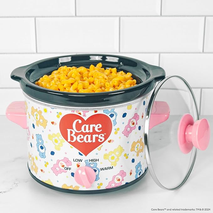 Uncanny Brands Care Bears 2qt Slow Cooker - Cook With Your Favorite Care Bear Characters