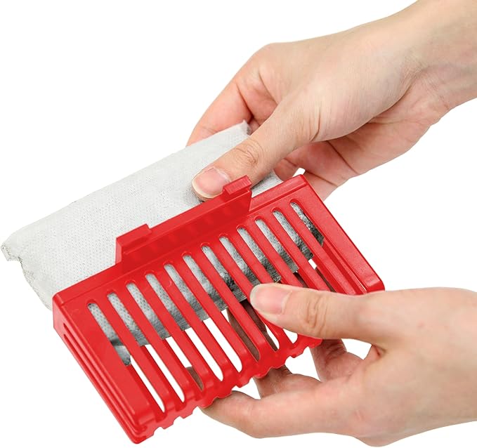 SensorCan AbsorbX Odor Filter Kit for Automatic 13 Gallon Touchless Sensor Trash Can, Includes Compartment and One Natural Carbon Deodorizer