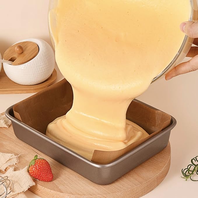 Baking Sheet Pans Brownie Pans,3 Pack Baking Pan Nonstick Cookie Sheet Brownie Cake Pan, Deep Dish, Easy Clean, Rust-Resistant,Cookie & Brownie Pan (11 x 9 x 2",12.7 x 10.6 x 2.4", 8.6 x 6.6 x 1.7")