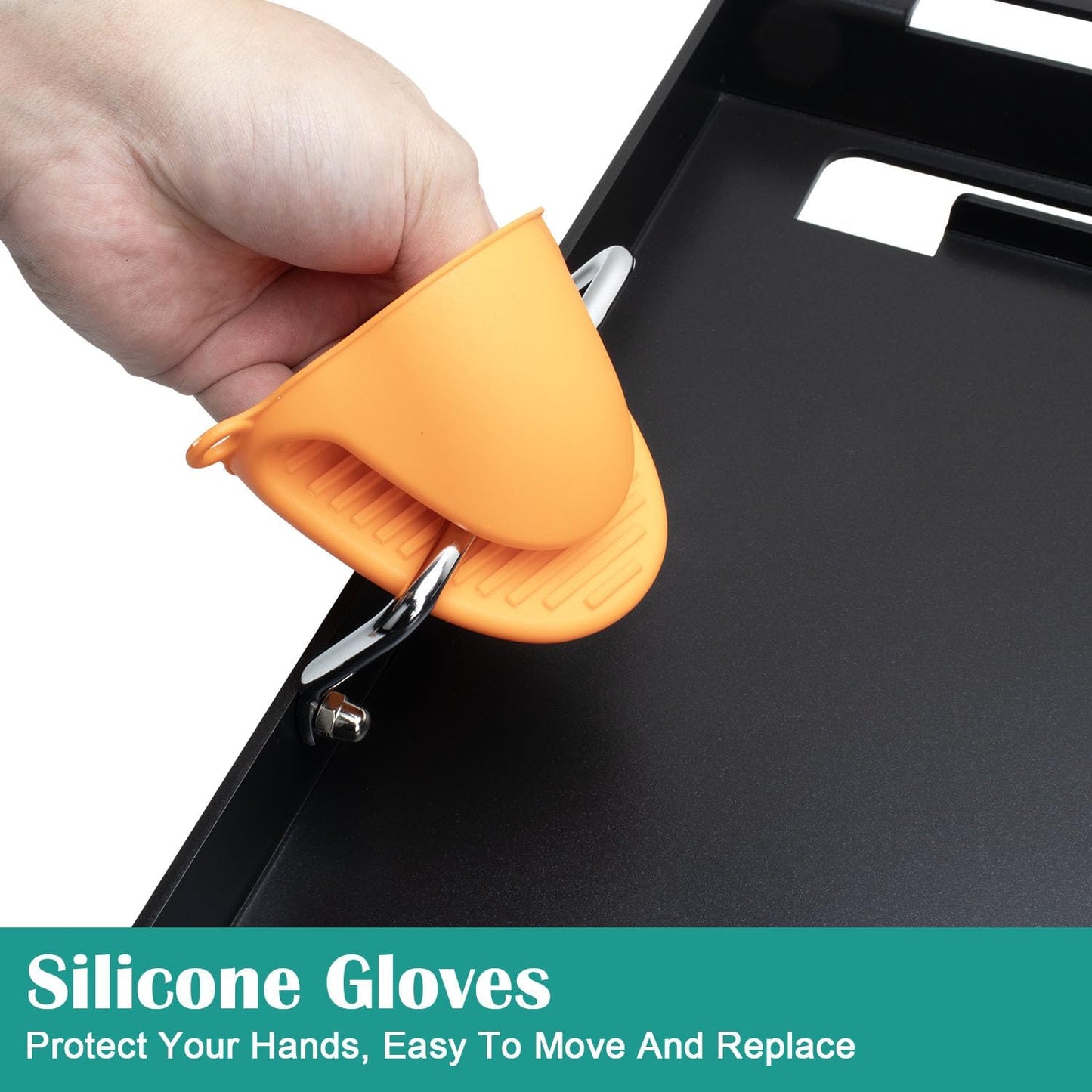 Griddle Inserts & Grate for Weber Genesis II 300 Series Grills, Flat Top Grill Griddle for Weber GS4 Genesis ii E-310/315/325/330/335 S-310/335, Replace for 6788 Full-Size Griddle