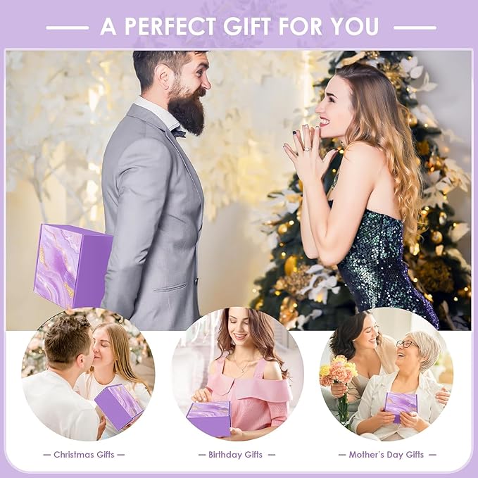 Christmas Gifts for Women, Unique Birthday, Valentines, Galentines, Mothers Day Gift for Women, Mom Her, Wife, Teacher, Best Friend, Girlfriend, Sister, Coworker (Lavender)