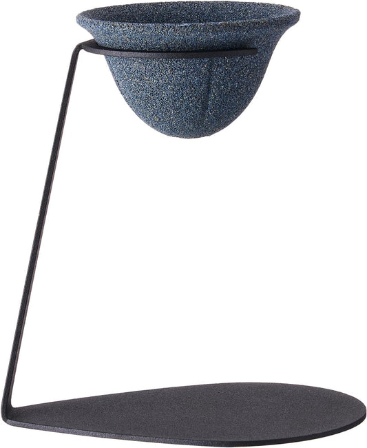 Pour Over Coffee Dripper Set, Reusable Ceramics Coffee Filter, Paperless Single Cup Coffee Maker with Non-Slip Stand, Drip Coffee Maker with Metal Coffee Filter Holder