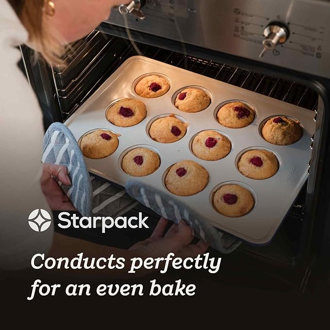 Starpack 'Bakers Gonna Bake' High Performance Nonstick 12 hole Muffin Pan