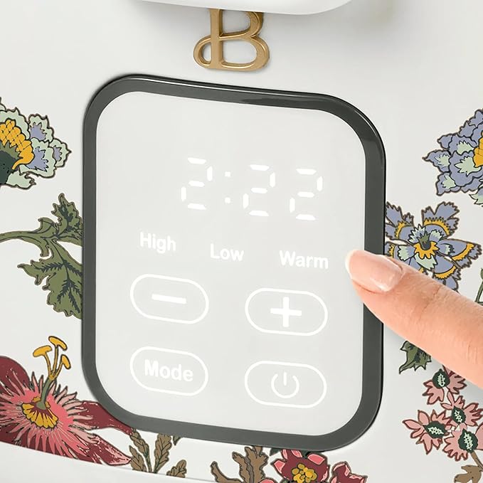 Beautiful 4-Qt Programmable Slow Cooker with Hinged Locking Lid & Touch Display – 3 Heat / 4 Timer Settings