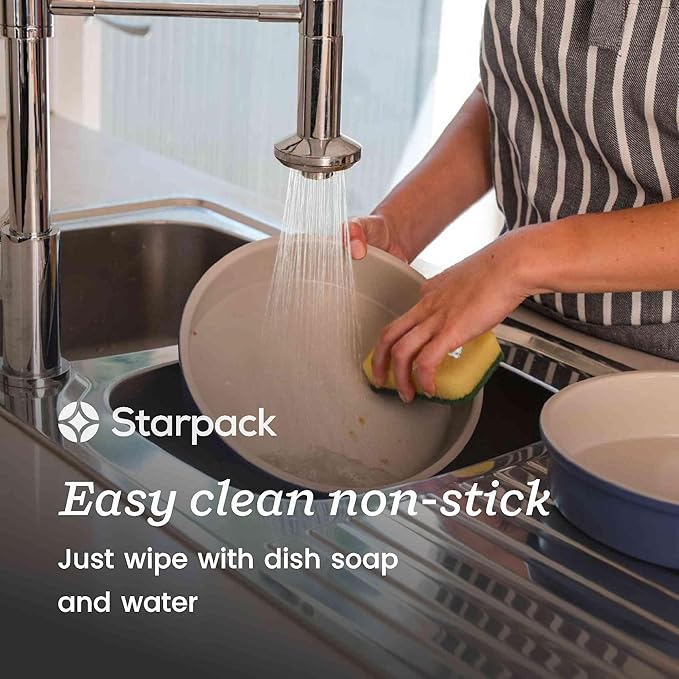 Starpack 'Bakers Gonna Bake' High Performance Nonstick Baking Sheet Pan set of 2 with Wire Rack for baking cookies and more