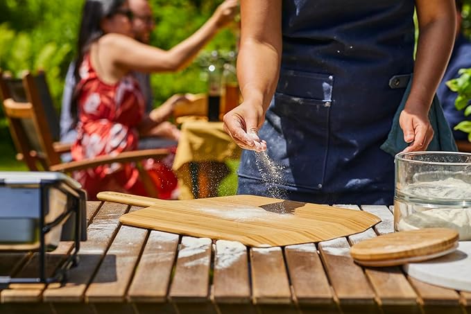 Ooni 16” Bamboo Pizza Peel – Wooden 16 Inch Serving Board, Pizza Spatula Paddle, Pizza Oven Accessories