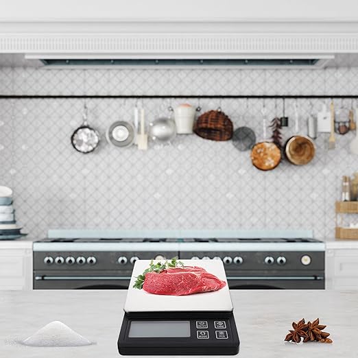 GLEAVI USB Rechargeable Mini Kitchen Gram Scale Precision Electronic Food Scale for Baking Cooking Jewelry Weighing with Tare Function Portable Professional Accessory