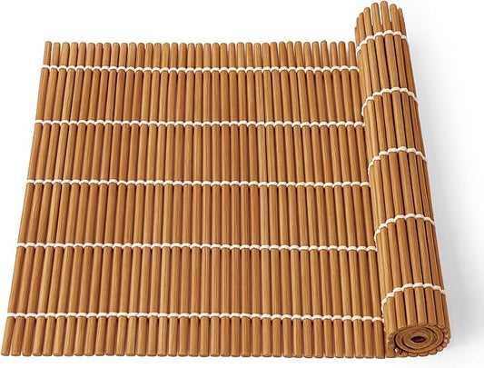 1PCS Bamboo Sushi Rolling Mat, Sushi roll maker, Sushi making kit, Bamboo Sushi Rolling Mat Carbonized Color