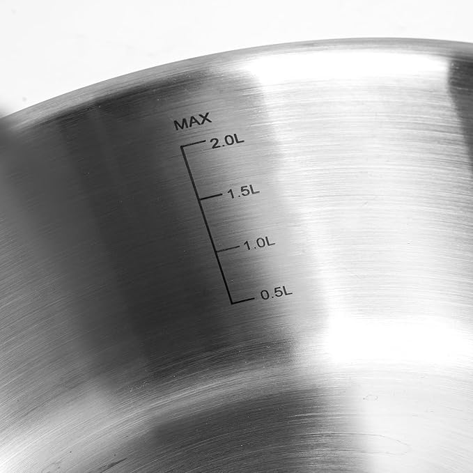 Saucepan Set with Lids,3-Ply Stainless Steel Cookware 1.5QT,3QT and 5QT,Professional Grade Cookware,Induction Compatible