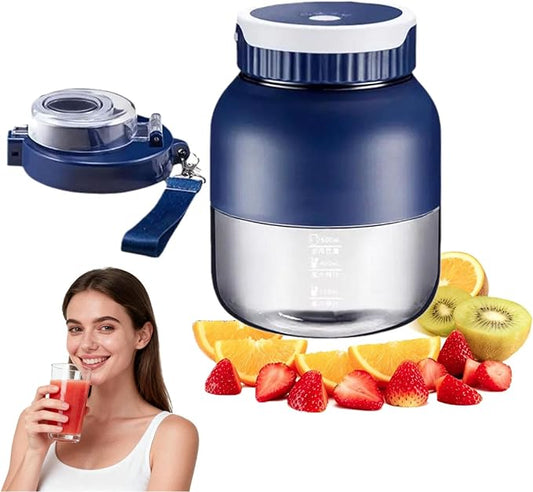 Blender Mini Japan, Blender Cup, 28oz Hand Blender, Directly Squeezed, One Cup With Double Lid, Portable Rechargeable Juicer Machine, No Filter Required, Dishwasher Safe