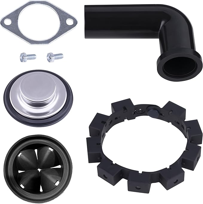 Eco Logic EL-7-DS-PC 7 Mid-Duty Designer Series Food Waste Disposer with Polished Chrome Sink Flange, 1/2 HP